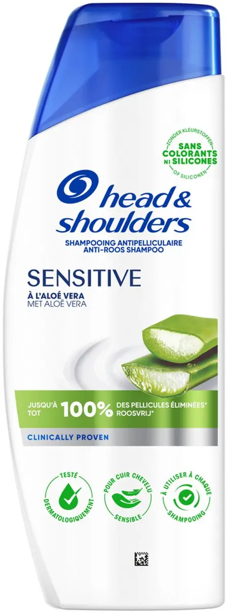 Head & Shoulders Sensitive Anti-Roos Shampoo 250ml - 6 Stuks