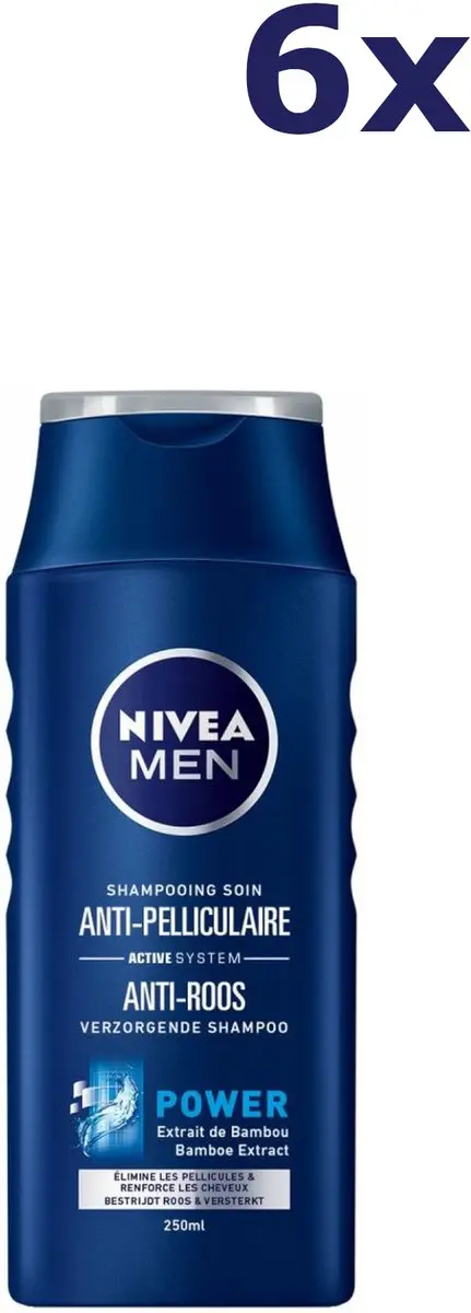 NIVEA Men Anti Roos Shampoo 250ml - 6 Stuks