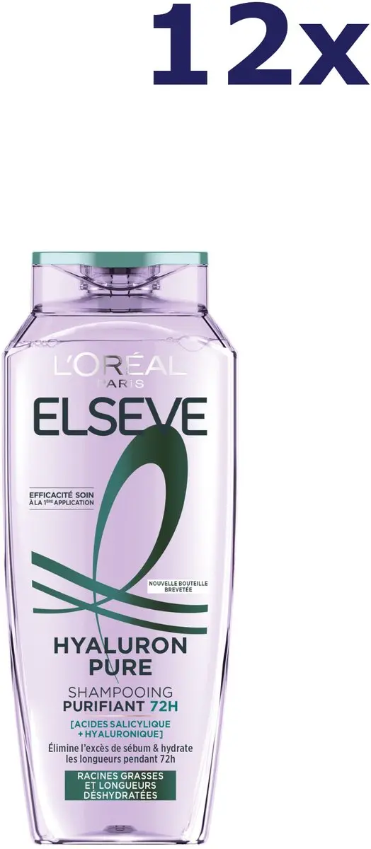 L'Oréal Paris Elseve Hyaluron Pure Purifying Shampoo 3000ml