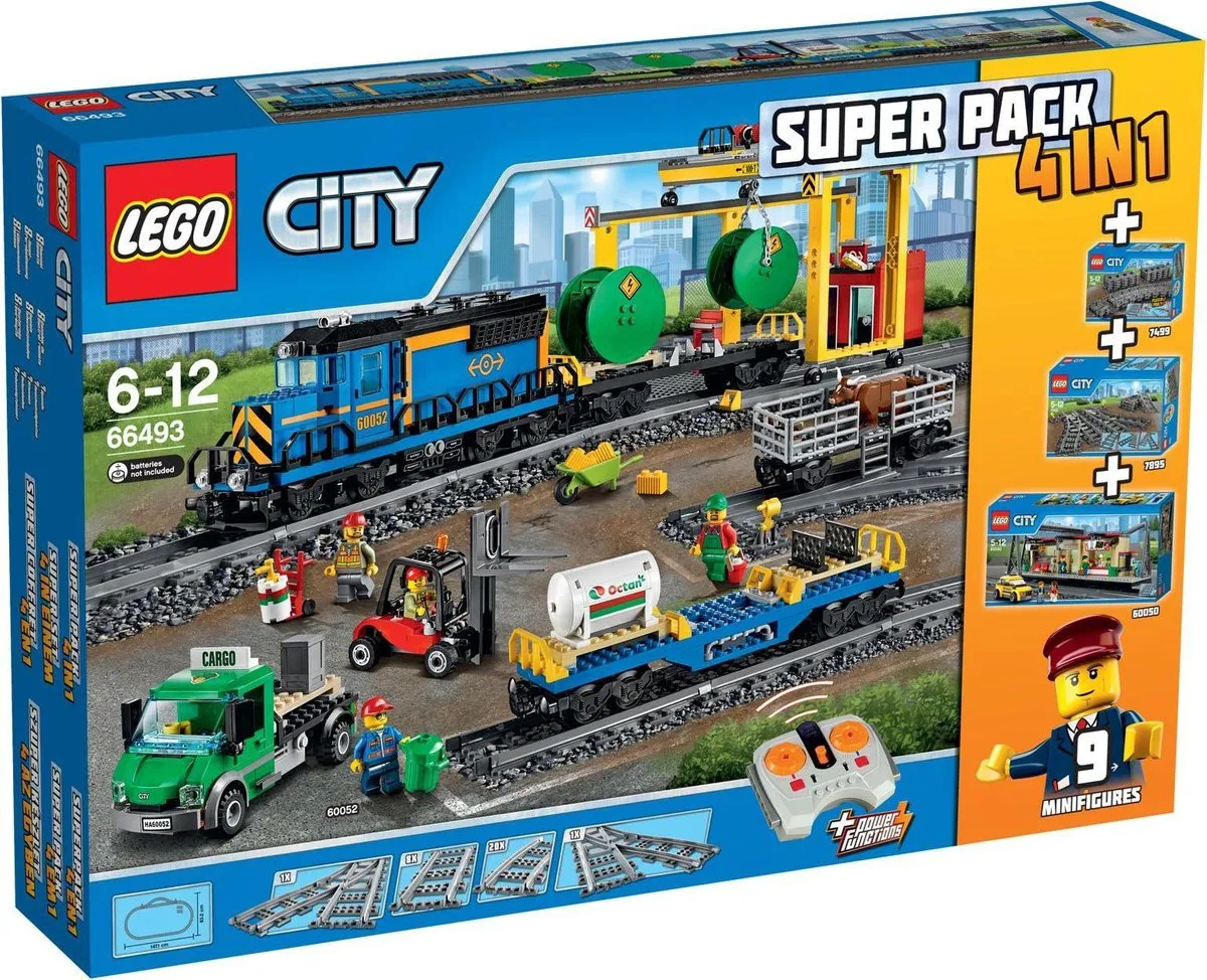 LEGO City Treinen Super Pack 4-in-1 66493 - 1343 Stukken