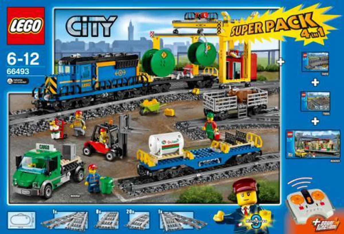LEGO City Treinen Super Pack 4-in-1 66493