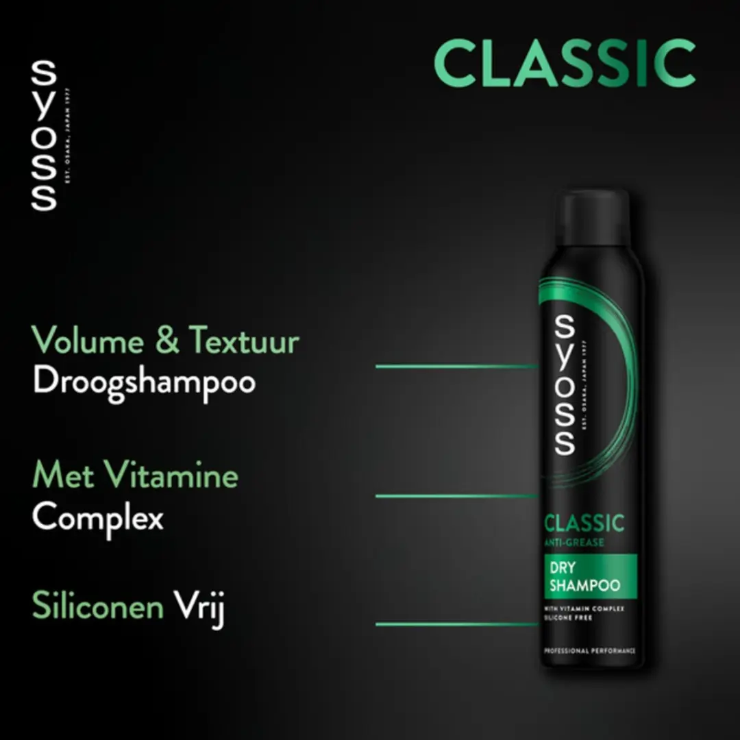SYOSS AntiGrease Droogshampoo 200ml