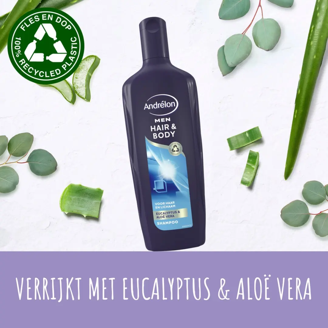 Andrélon Men Hair & Body Shampoo 6x300ml