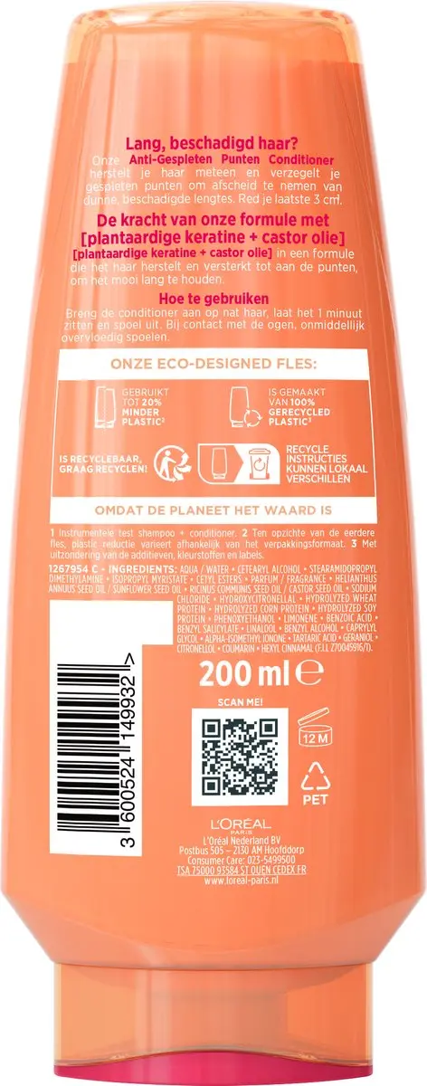 L'Oréal Paris Elvive Dream Lengths Conditioner 6x200ml