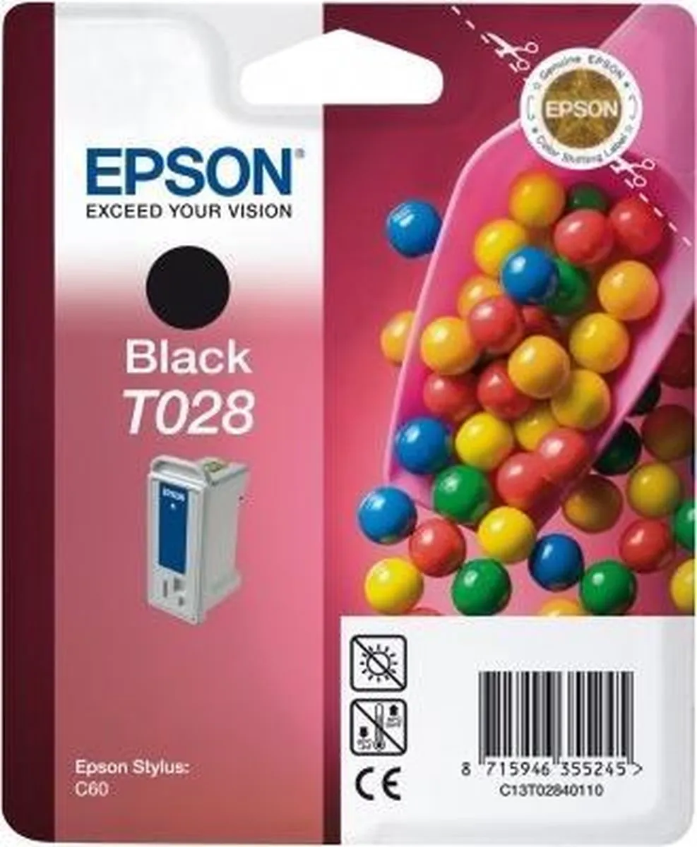 Epson T0284 Inktcartridge Zwart