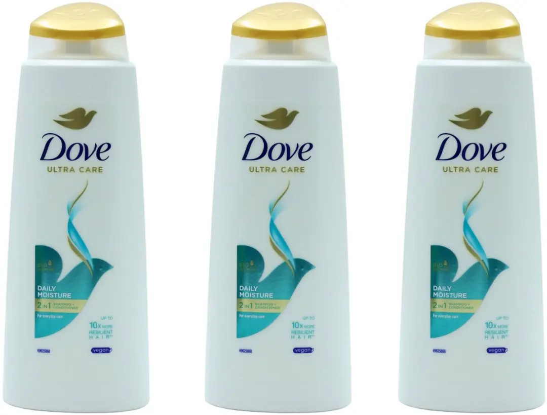 Dove Nutritive Daily Moisture Shampoo & Conditioner 3x400ml