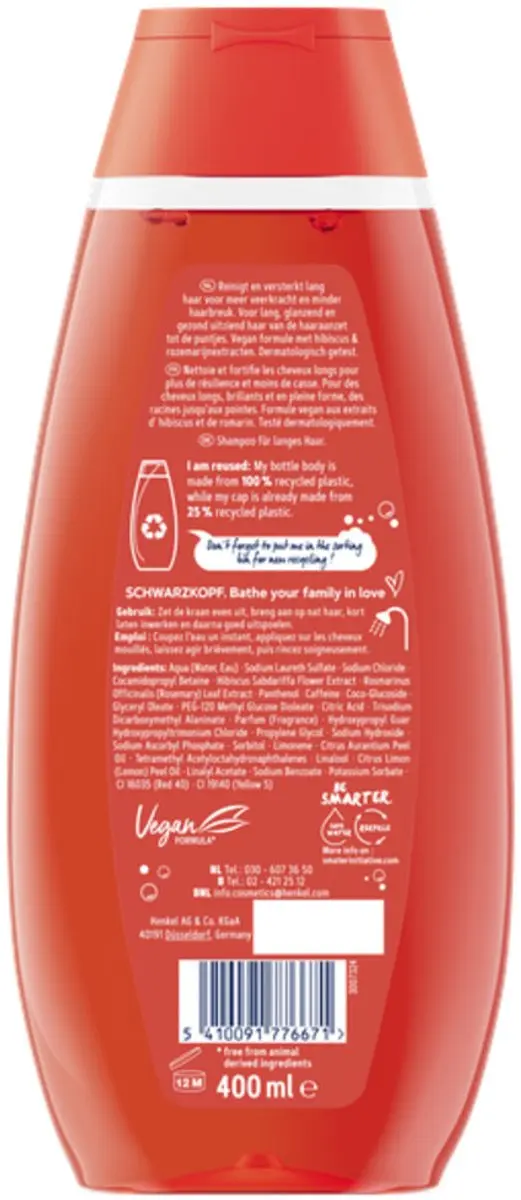 Schwarzkopf Long Hair Shampoo 400ml