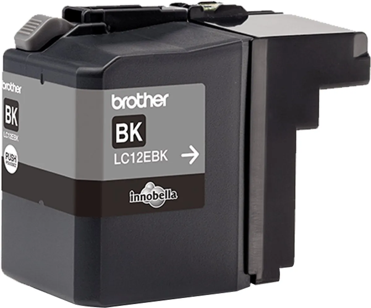 Brother LC-12EBK Inktcartridge - Zwart