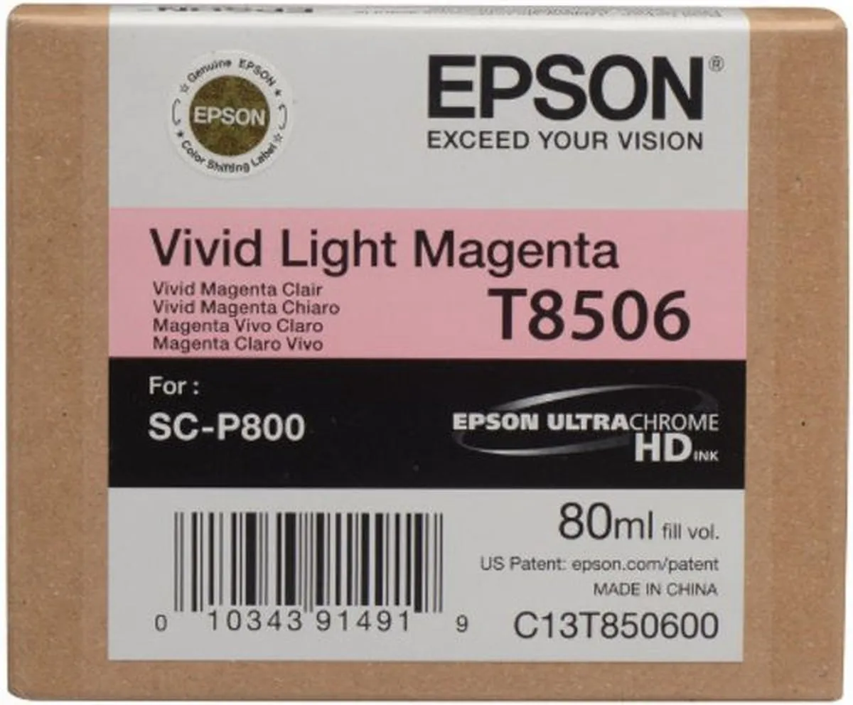 Epson T85056 Inktcartridge Licht Magenta - 80ml