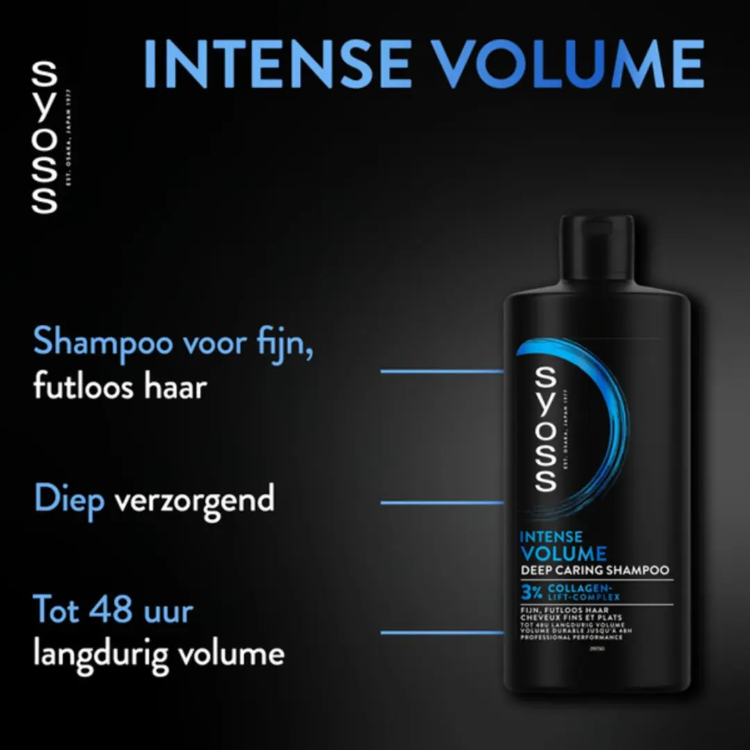 SYOSS Volume Shampoo 440ml - Volumeboost