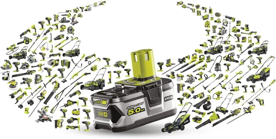 Ryobi RLP18-0 LED Werkplaatslamp - 3000 Lumen - Zwart/Groen - afbeelding 6 van 6