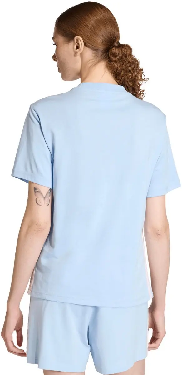 adidas Essentials 3 Stripes T-shirt Dames - M - Blauw