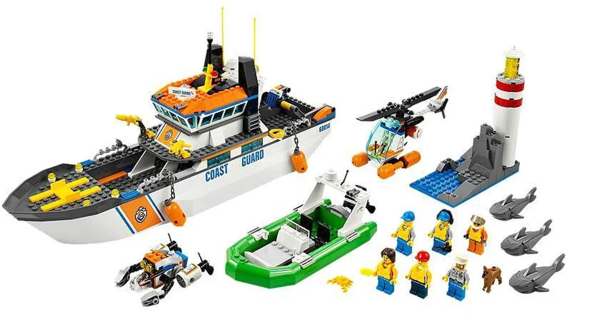 LEGO City Kustwacht Patrouille 60014 - 449 Stukken