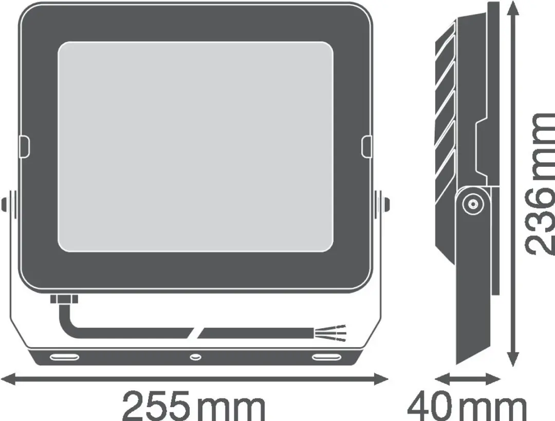 Ledvance LED Floodlight Compact 90W 8100lm - Zwart