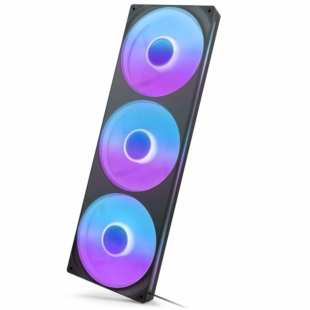 NZXT F420RGB Core Ventilator - 3 Stuks - Zwart