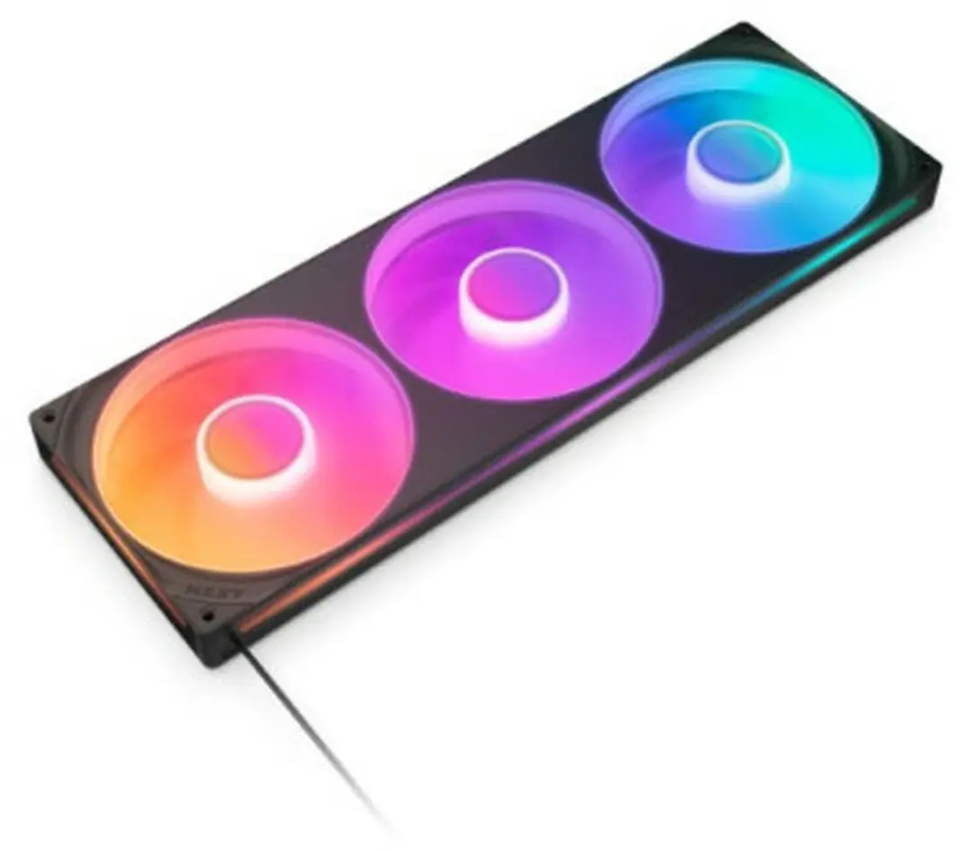 NZXT F420RGB Core Ventilator - 3 Stuks - Zwart