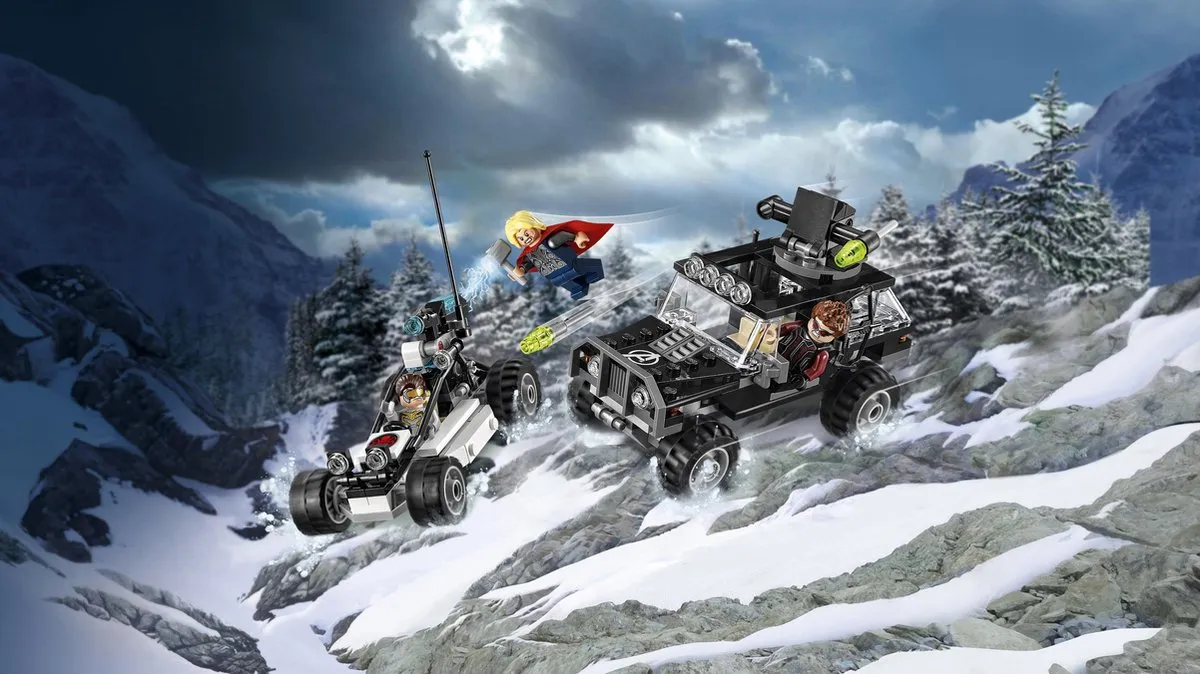 LEGO Hydra Showdown Hawkeye Thor 76030 - 3 Minifiguren - afbeelding 3 van 6