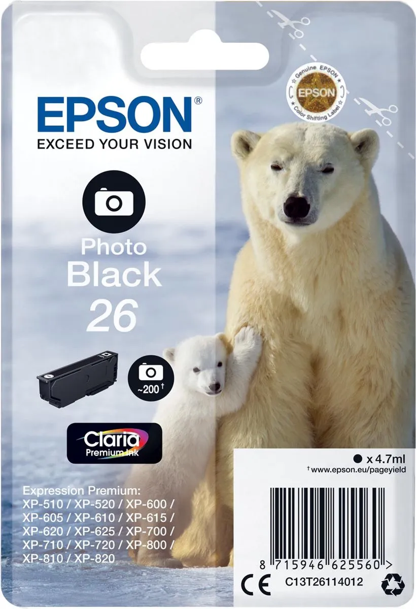 Epson C13T18024022 Cyaan Inktcartridge - 180 Pagina's