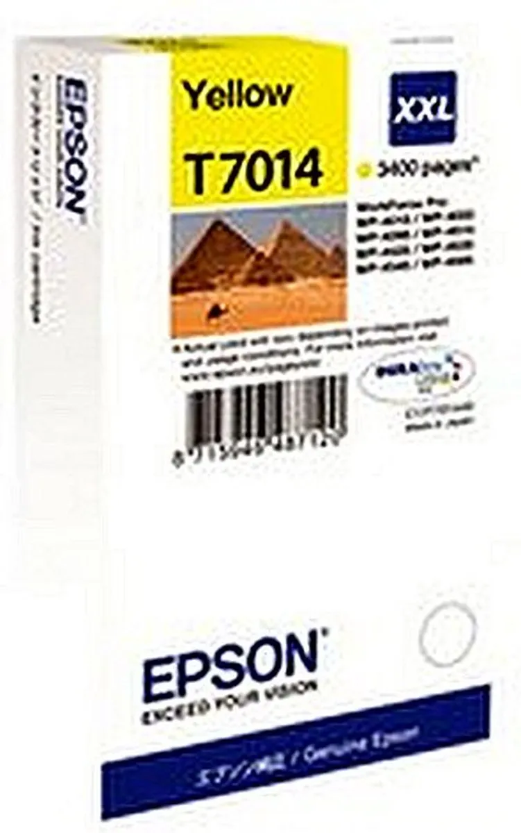 Epson T7014XXL Inktcartridge Geel - 3400 pagina's