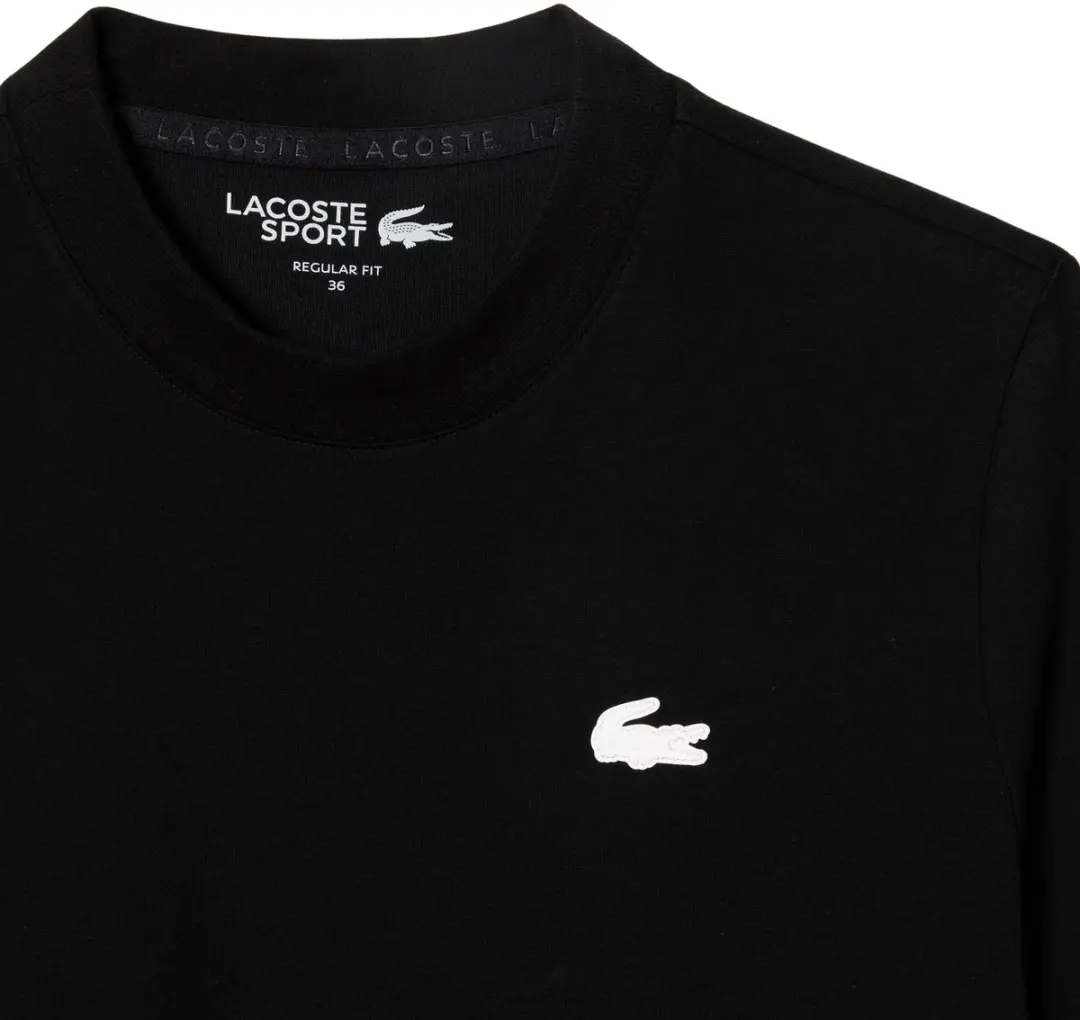 Lacoste Ultra Dry T-shirt TF9246-031 - Maat 38 - Zwart