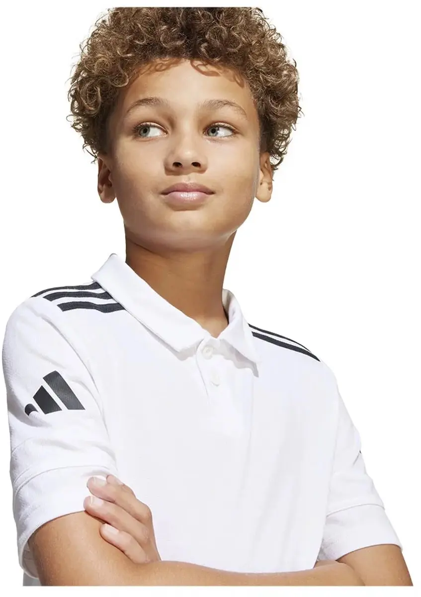adidas Squadra 25 Poloshirt Wit - 13-14 jaar