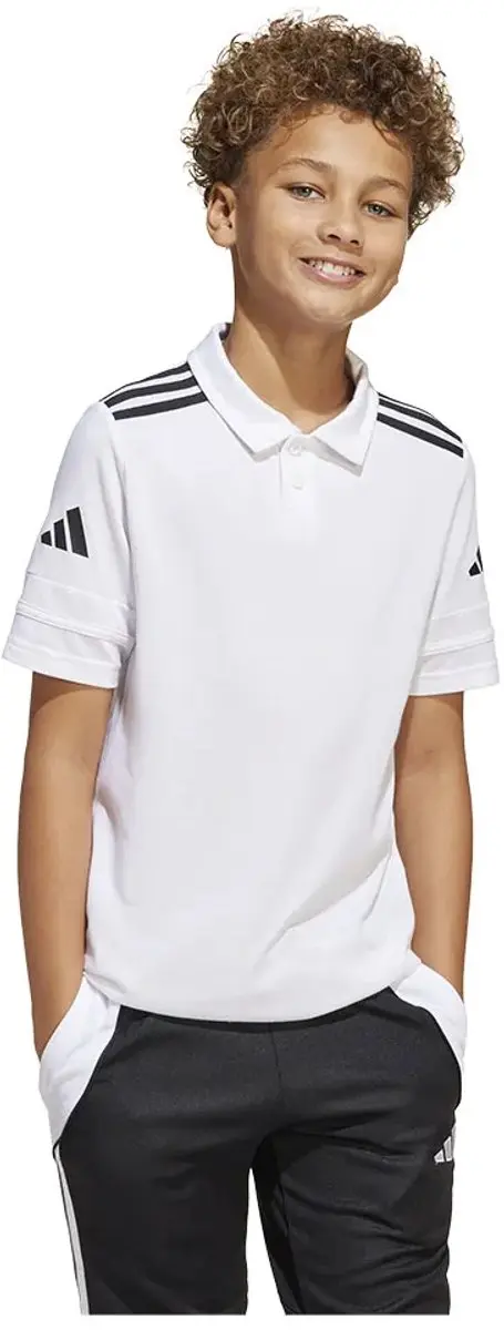 adidas Squadra 25 Poloshirt Wit - 13-14 jaar