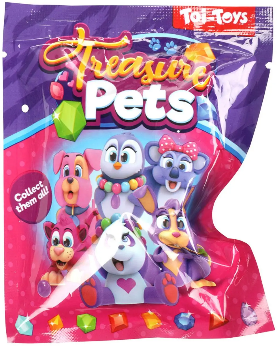Toi-Toys Treasure Pet Huisdierverrassingszak - Multi kleuren