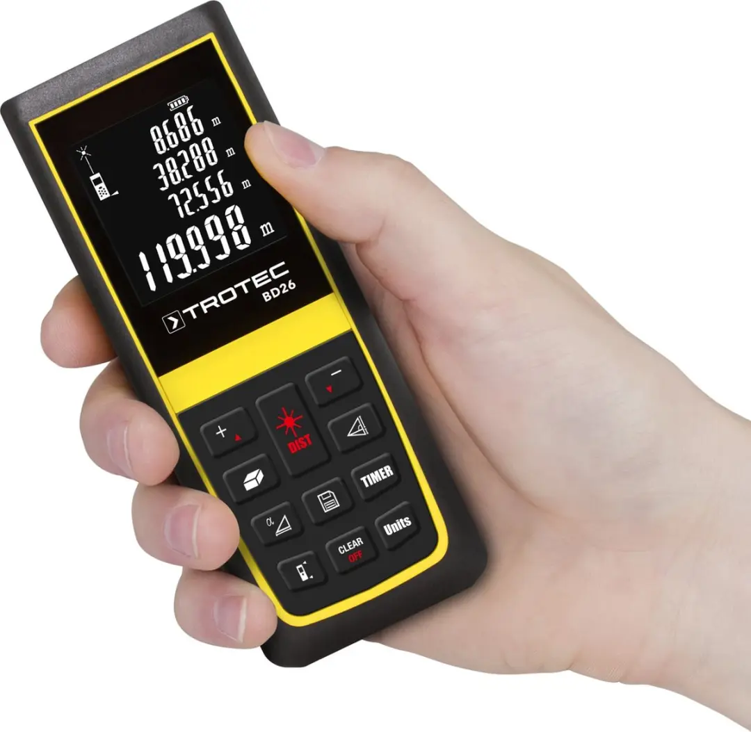 Trotec BD26 Laserafstandsmeter - Rood