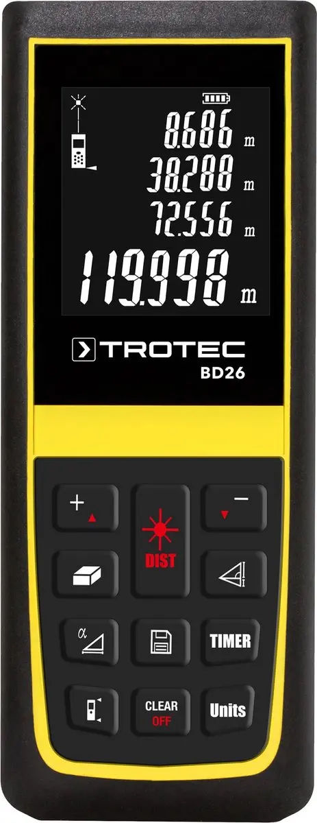 Trotec BD26 Laserafstandsmeter