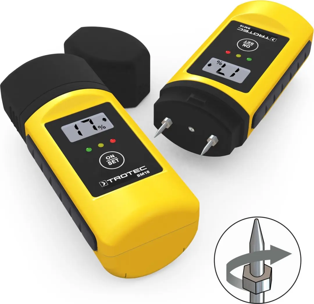Trotec BM18 Vochtmeter - Geel/Zwart