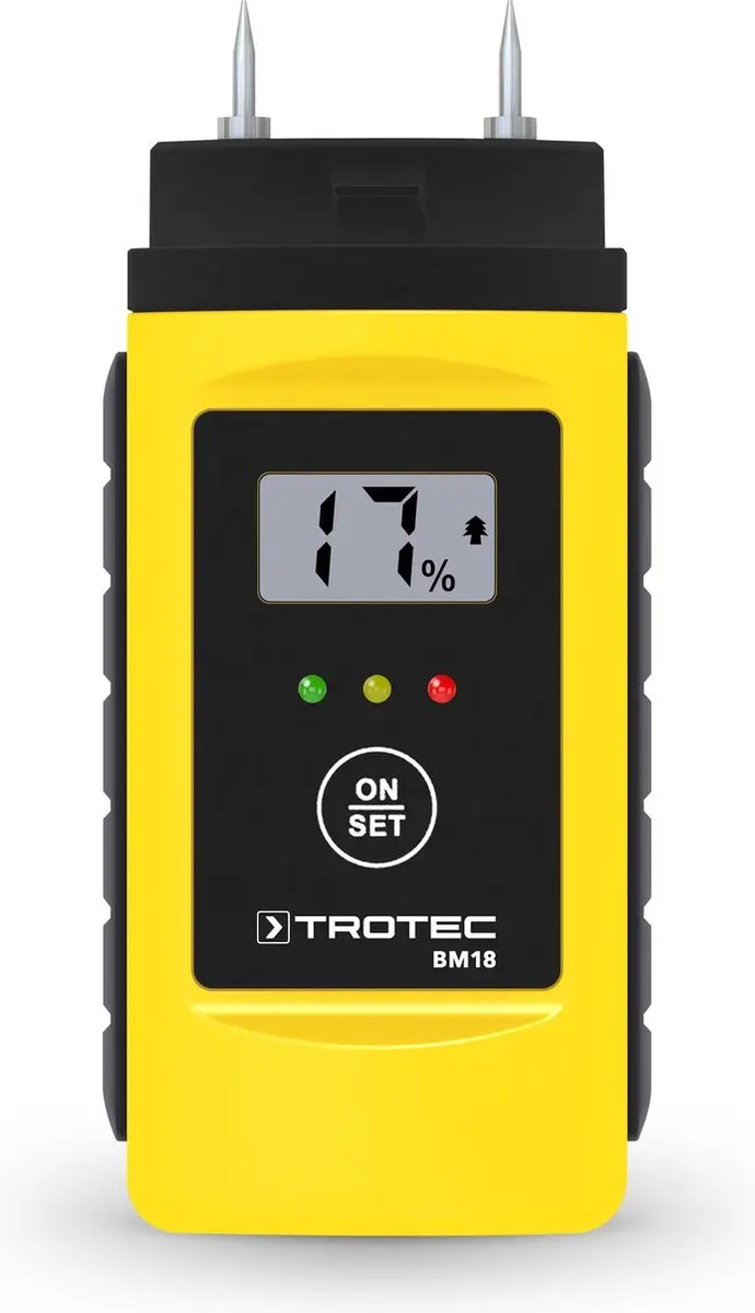 Trotec BM18 Vochtmeter - Geel/Zwart