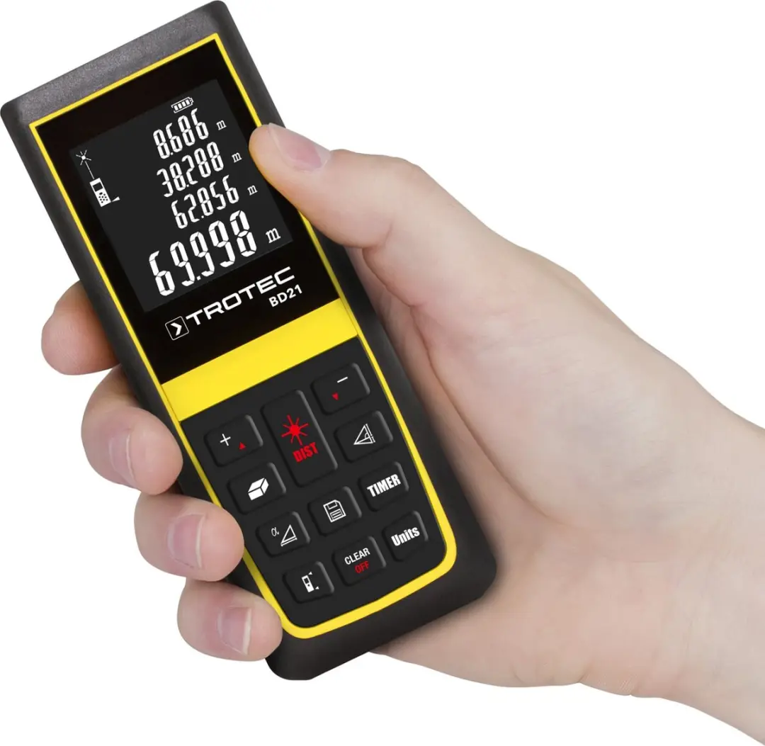 Trotec BD21 Afstandsmeter - Rood