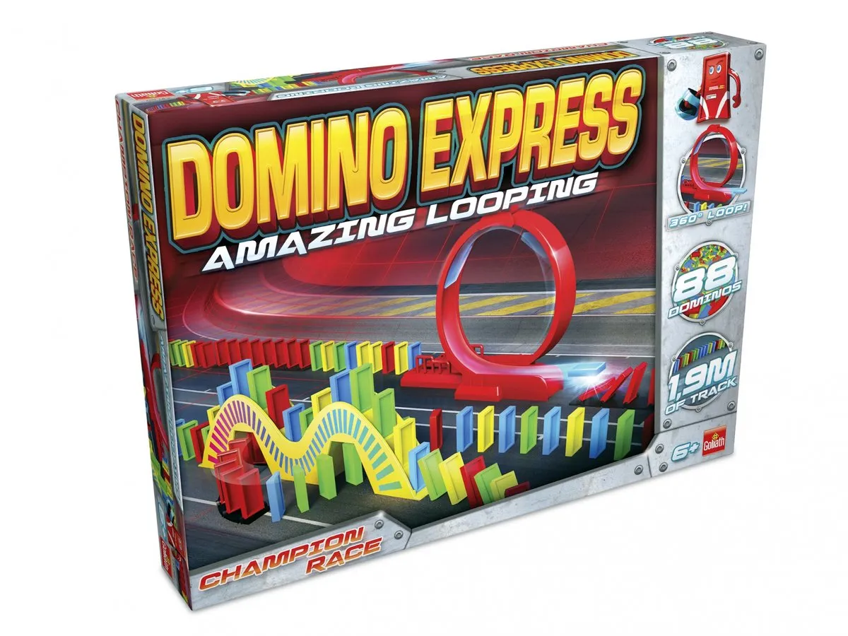 Goliath Domino Express Amazing Looping Bouwset - 88 Onderdelen - Multicolor