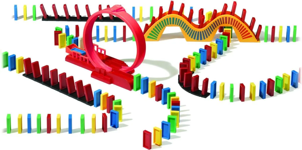 Goliath Domino Express Amazing Looping Bouwset - 88 Onderdelen - Multicolor