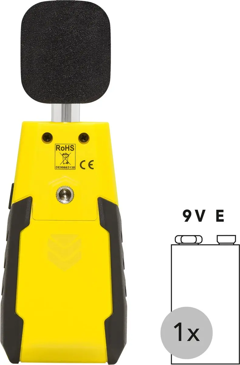 Trotec BS06 Geluidsmeter - Geel/Zwart