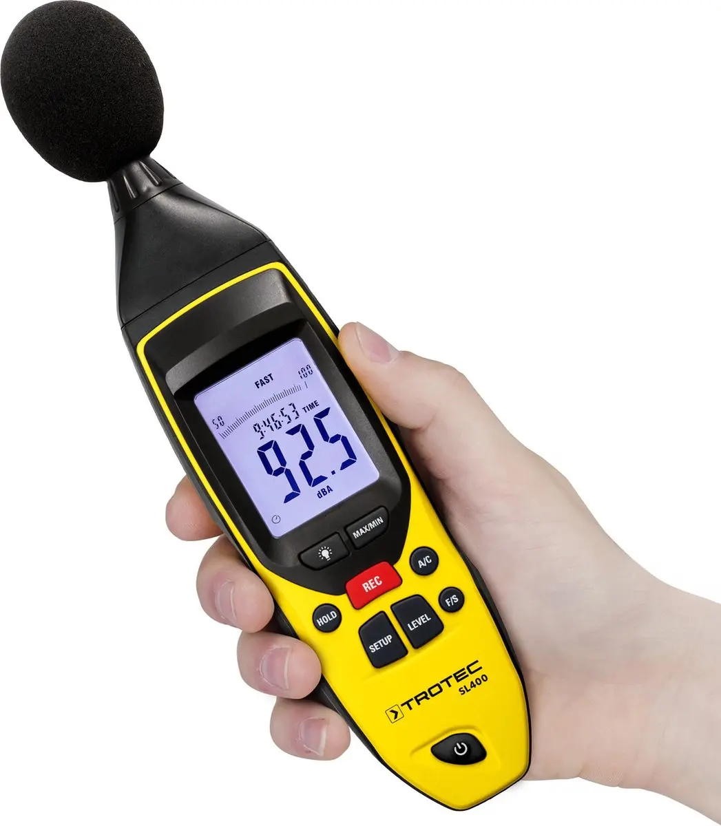 Trotec SL400 Geluidsmeter - Geel/Zwart