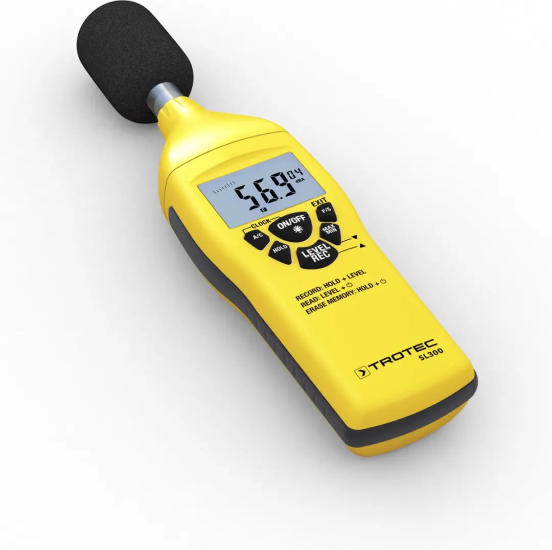 Trotec SL300 Geluidsmeter - Geel/Zwart