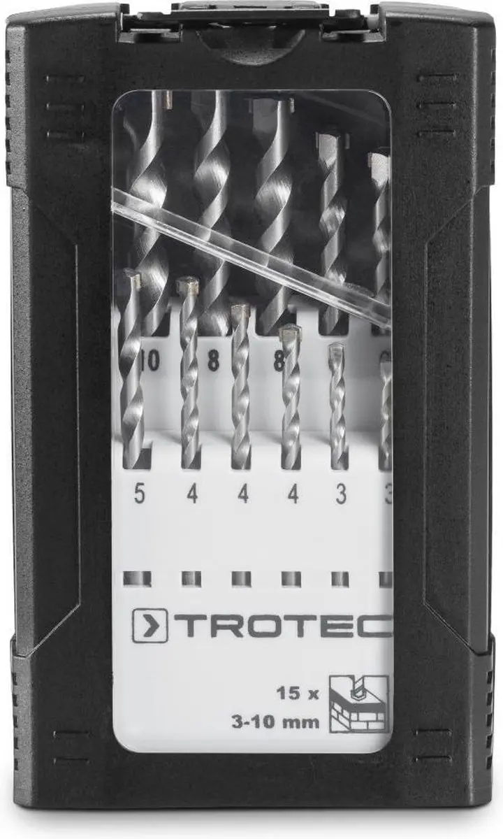 Trotec Steenboorset 15-delig