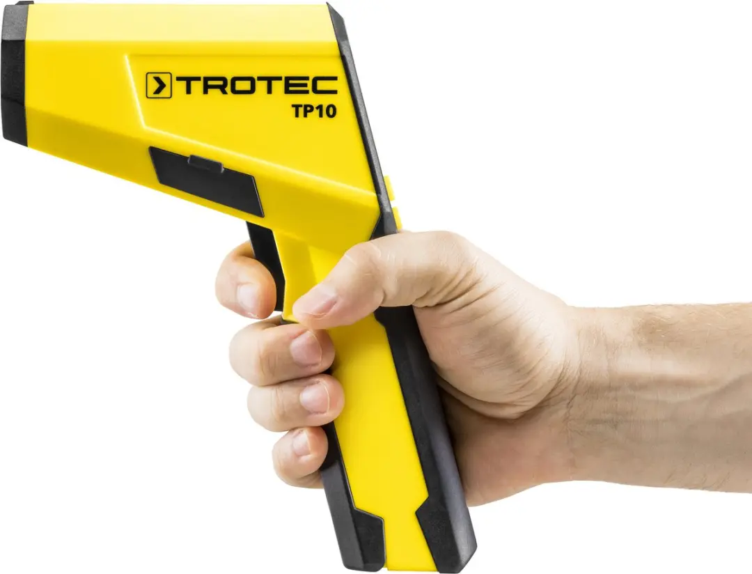 Trotec TP10 Pyrometer - Multipuntlaser - Geel/Zwart