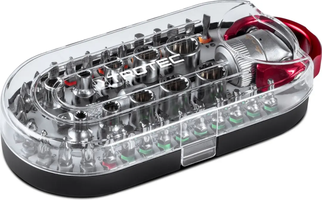 Trotec 40-delige Bit- en Dopsleutelset