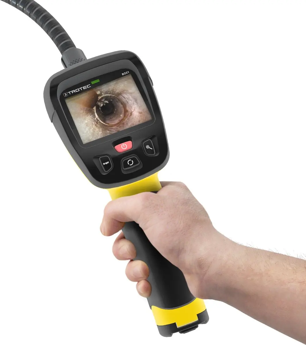 Trotec BO21 Videoscoop - 1600mAh - Ø17mm - Geel/Zwart