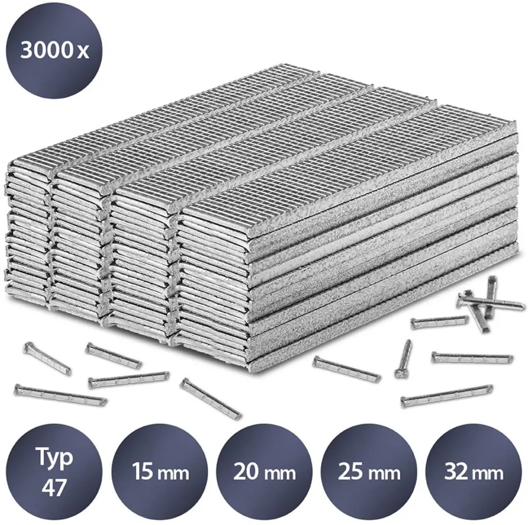 Trotec Tackernagels-set Type 47 - 3000 Stuks
