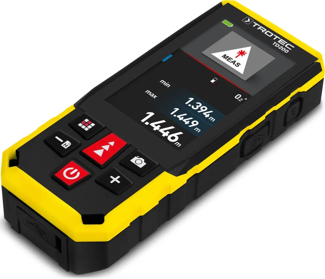 Trotec TD200 Laser-afstandsmeter - 200m - Rood
