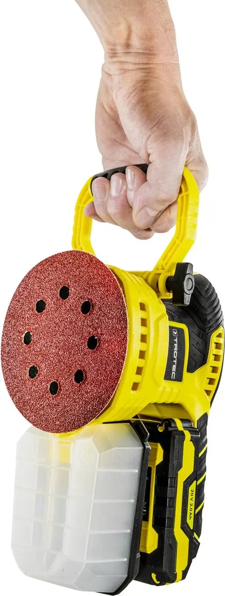 Trotec PESS 10-20V Accu Excentrische Schuurmachine - 40W - 12.000 r/min