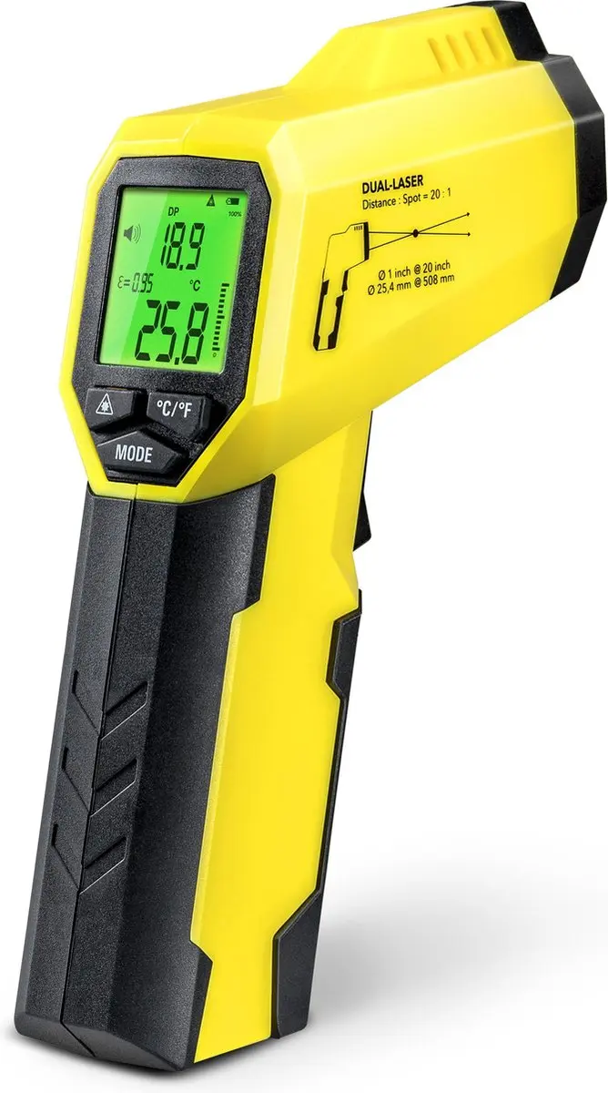 Trotec BP25 Pyrometer Dauwpuntscanner