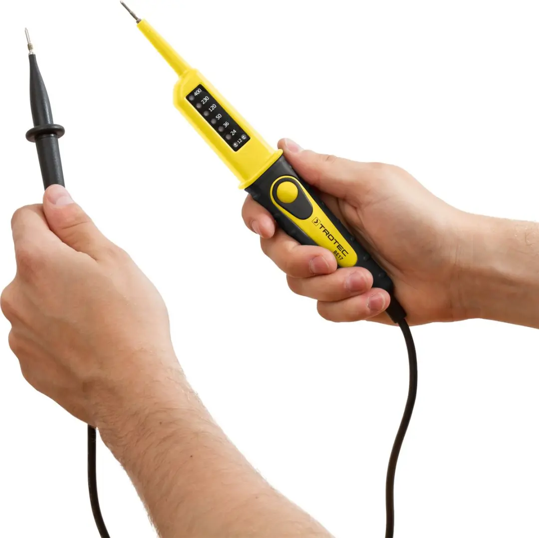 Trotec BE17 Spanningsdetector - Geel/Zwart