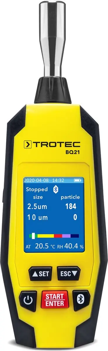 Trotec BQ21 Mini-Deeltjesmeetapparaat