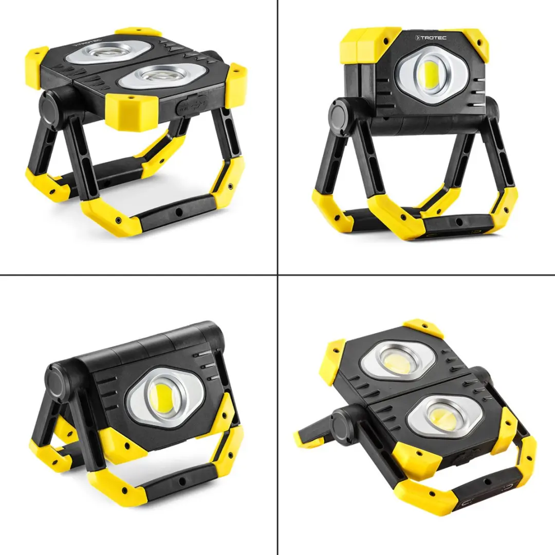 Trotec PWLS 08-10 LED Werklamp - 2x10W 6500K - Geel/Zwart