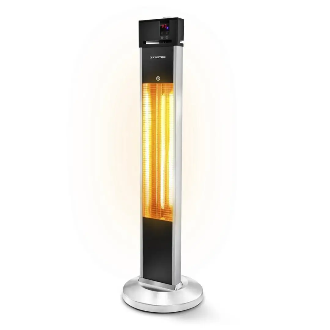 Trotec IRS 2000 E Design Terrasverwarming 2000W - Staand - Zwart/Zilver