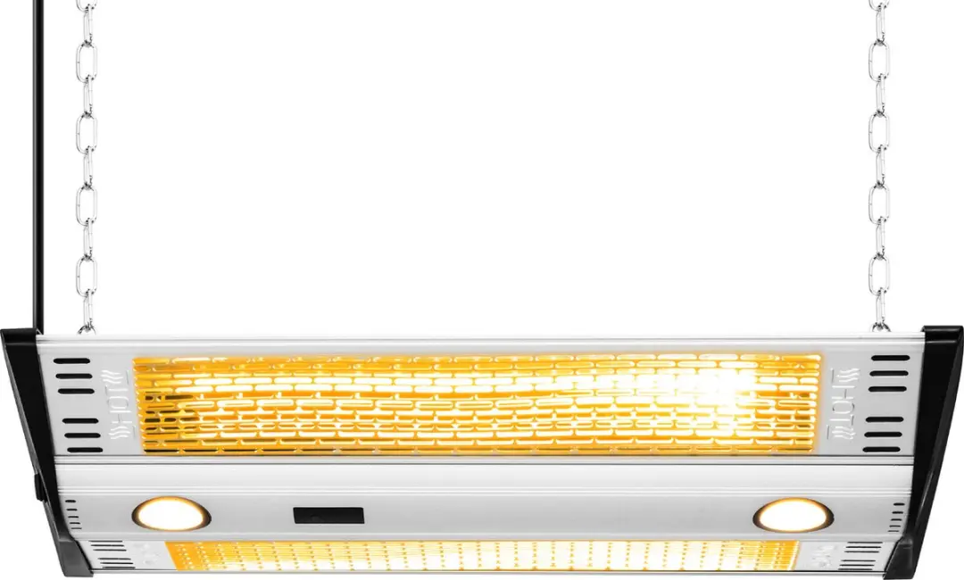 Trotec Design Plafondstraler IR 2000 C - 2000W - Metaalkleur